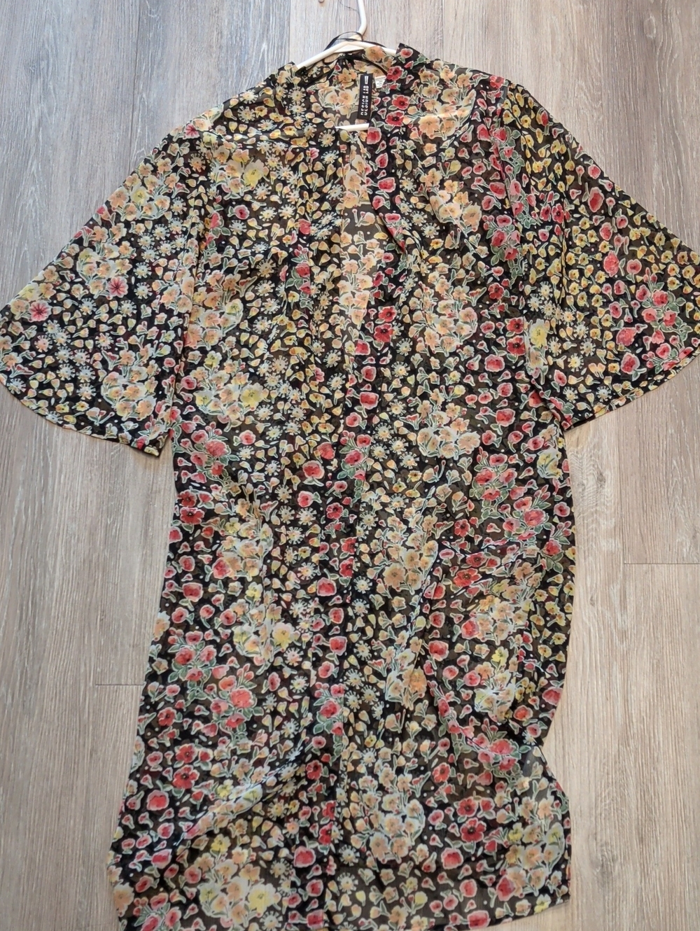 ​🌹 ✨ Design Lab Rare Sheer Floral Duster Kimono ✨ 🌹